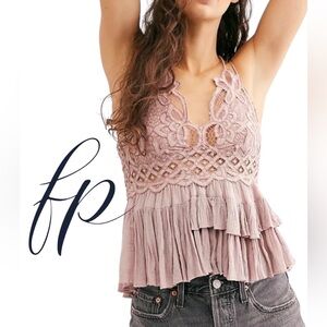 NWT Free People Adella Cami in Mauve Size Small